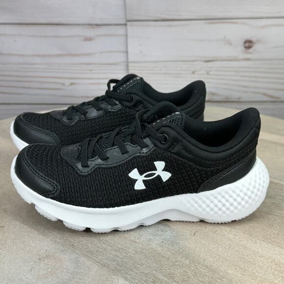 Under Armour Kids Size 12 K UA BPS Escape 4 AL Sneakers Black 3025513-001 New - Picture 9 of 10